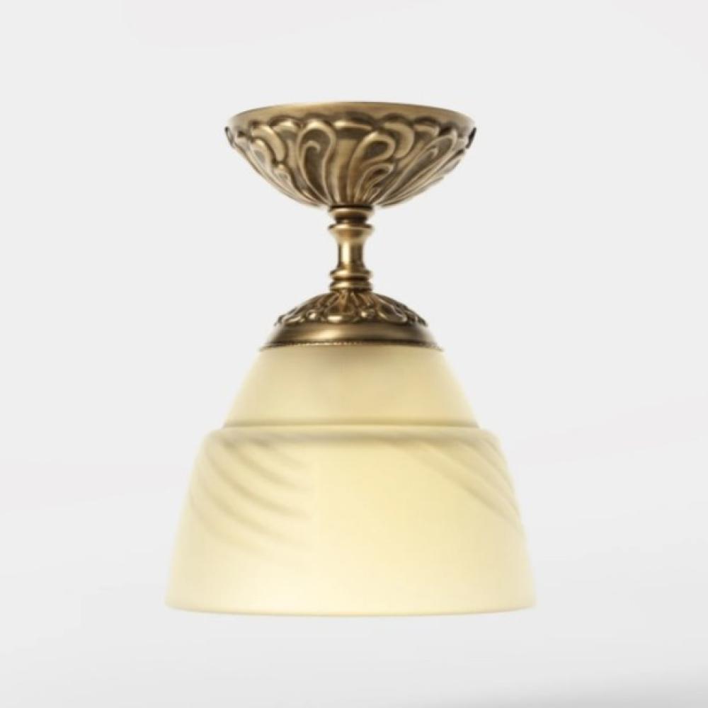 klasszikus sargarez szecesszios mennyezeti lampa borostyan uveg mediterran polgari elegans alacsony belmagassag haloszoba folyoso lakas.jpg
